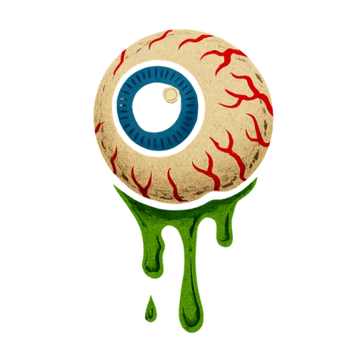 floating eyeball